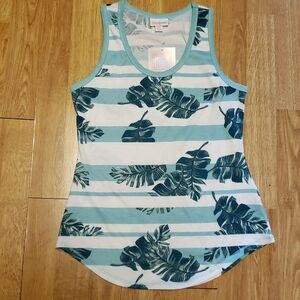 NWT LulaRoe palm print tank XS
